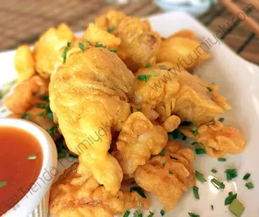 Bocados de Tempura de Langosta