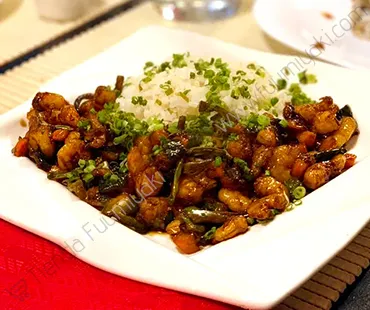 Teriyaki de Camarones