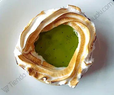 -Ración de cheesecake de kiwi