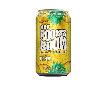 Refresco Max Booms Boom Piña