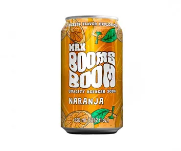 Refresco Max Booms Boom Naranja